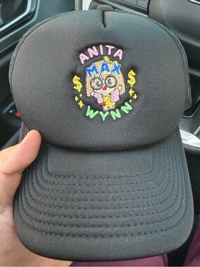 Drake Anita Max Wynn - Black Adjustable Trucker Hat